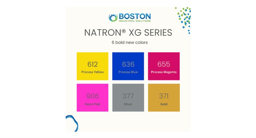 Boston Industrial Solutions Expands Natron XG Series Ink Line